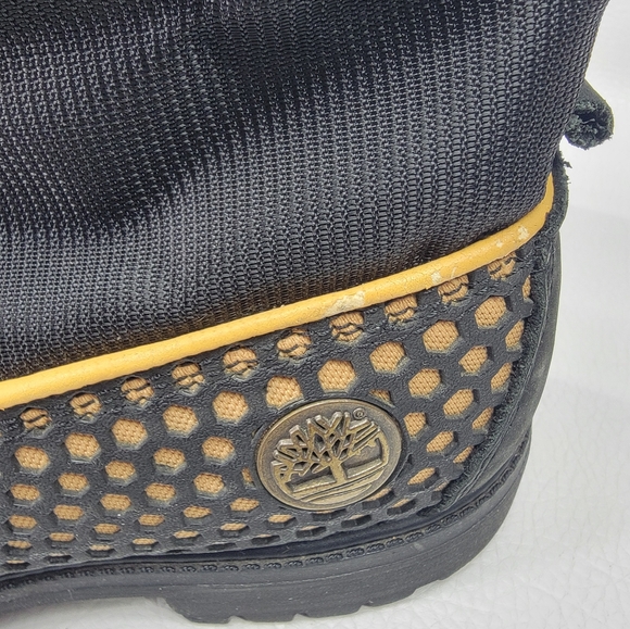Timberland Vintage Limited Release  6 Inch  Size 9.5M black yellow men boots The - Picture 10 of 12